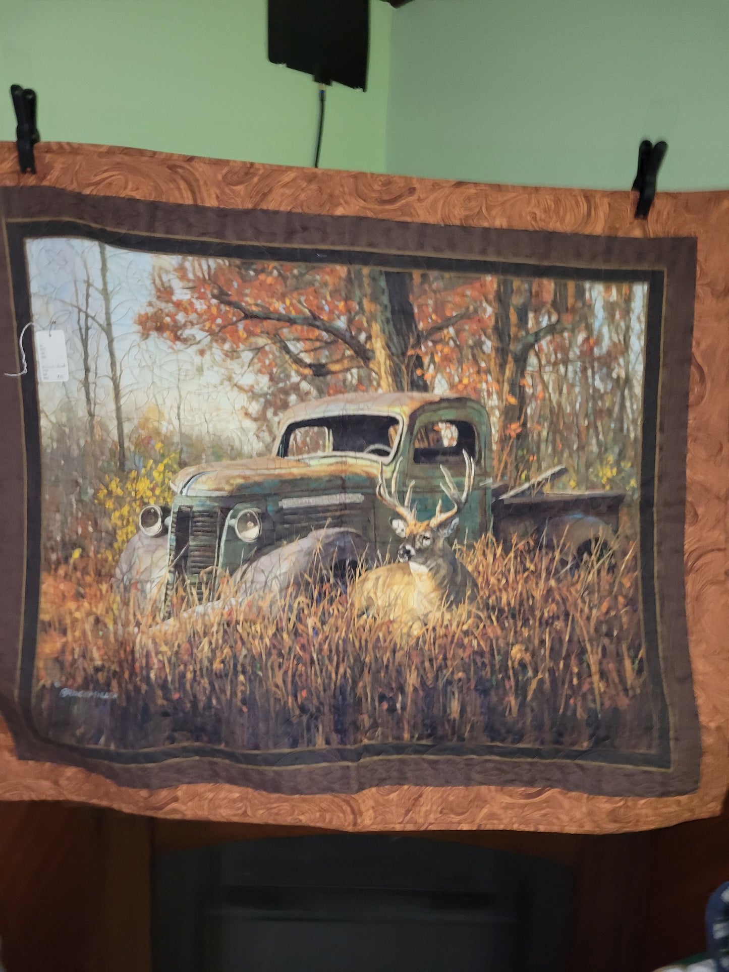 Buck and Truck Wall Hanging