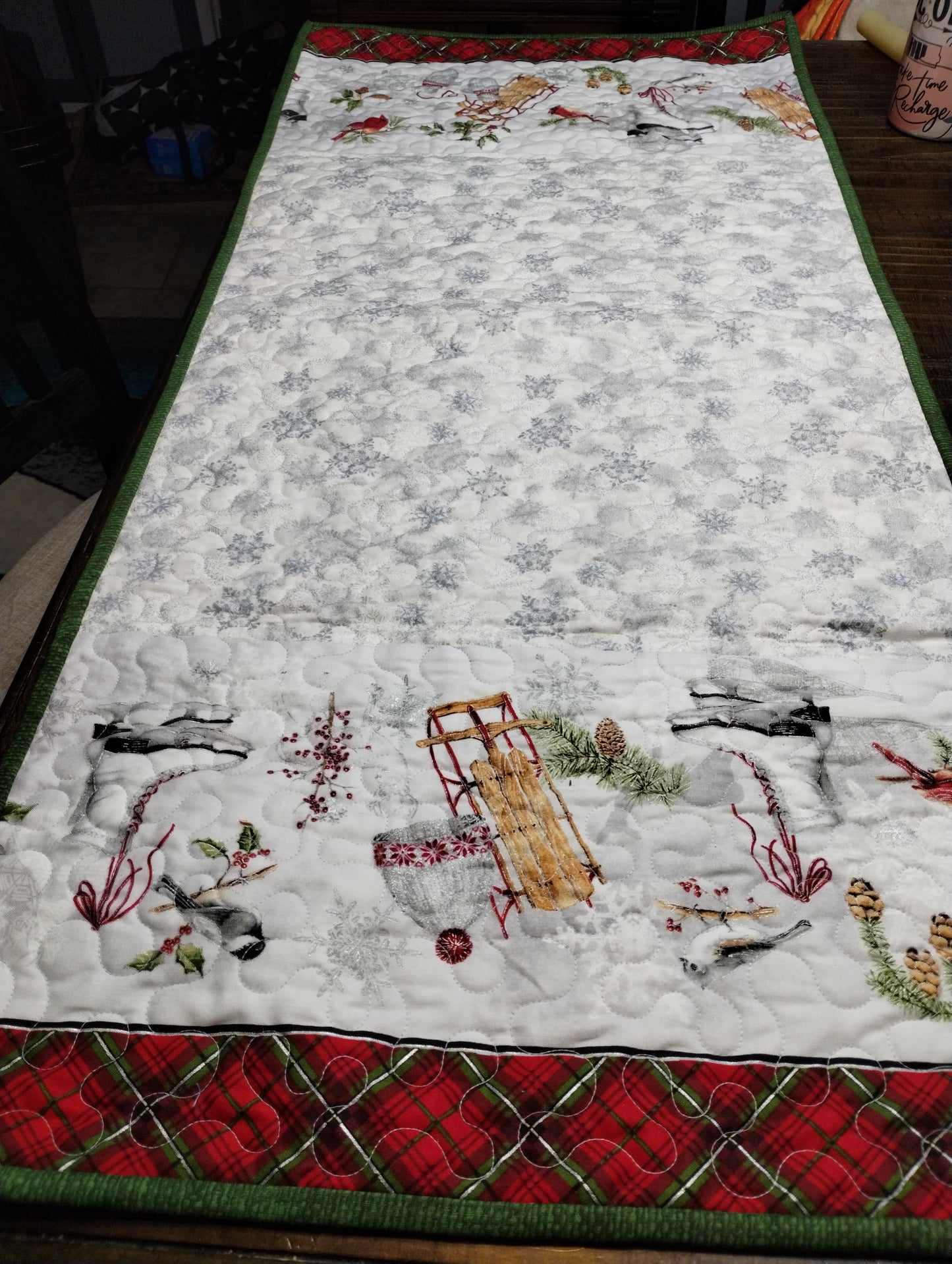 Winter Table Runner